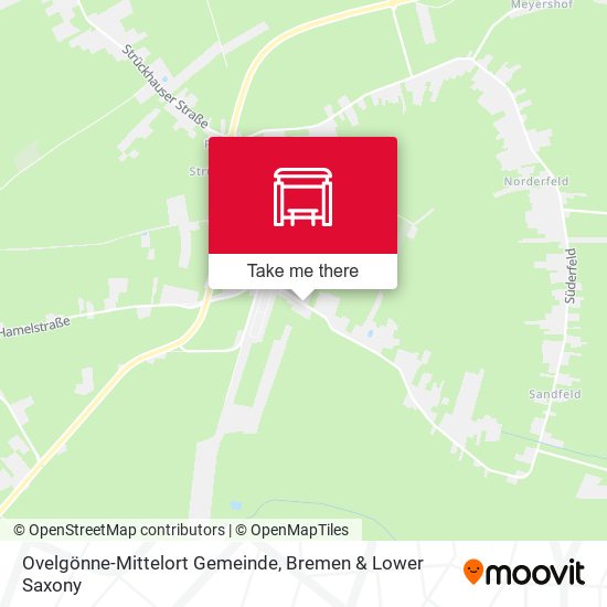 Ovelgönne-Mittelort Gemeinde map