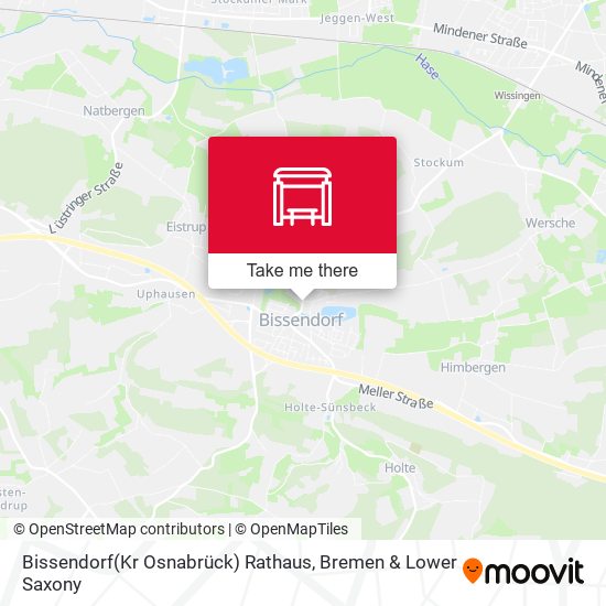 Bissendorf(Kr Osnabrück) Rathaus map