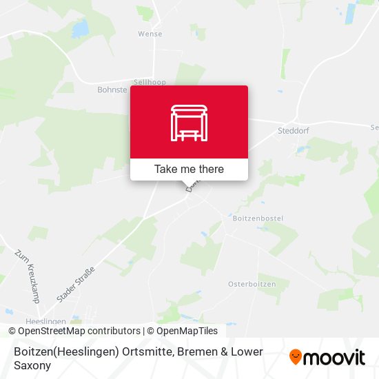Boitzen(Heeslingen) Ortsmitte map