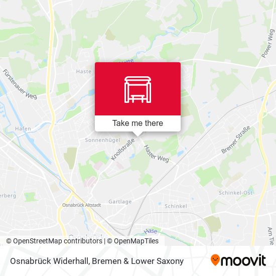 Osnabrück Widerhall map