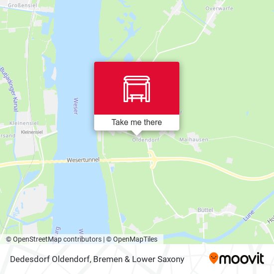 Dedesdorf Oldendorf map