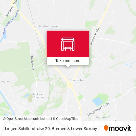 Lingen Schillerstraße 20 map