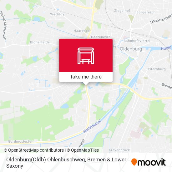 Oldenburg(Oldb) Ohlenbuschweg map