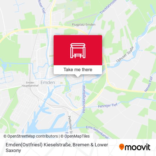 Emden(Ostfriesl) Kieselstraße map
