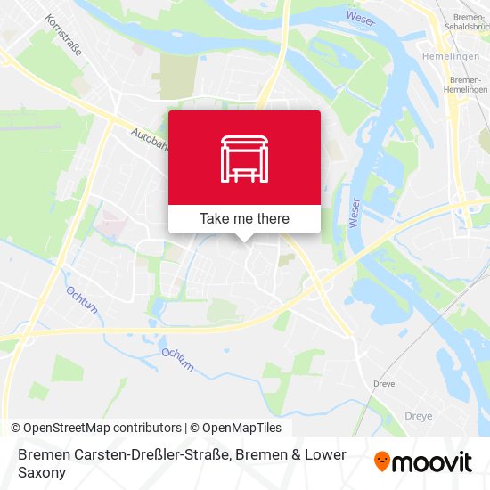 Bremen Carsten-Dreßler-Straße map