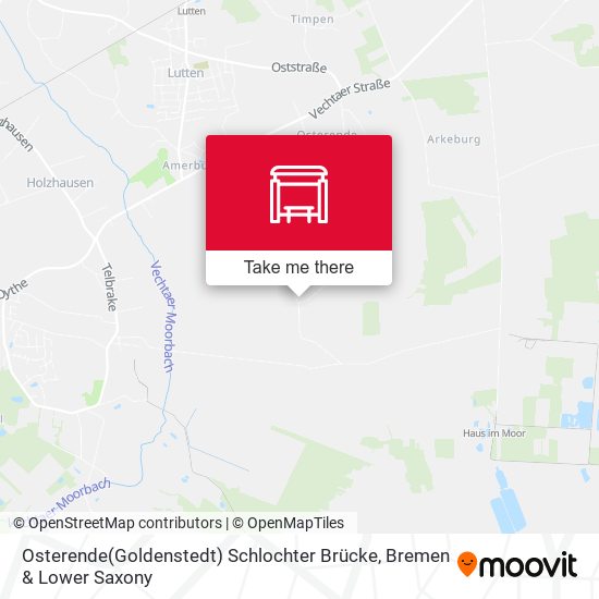 Osterende(Goldenstedt) Schlochter Brücke map