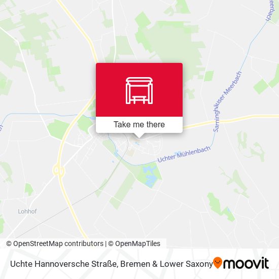 Uchte Hannoversche Straße map
