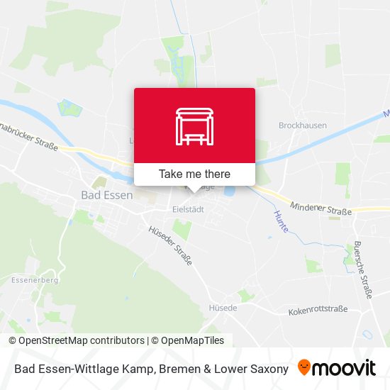 Bad Essen-Wittlage Kamp map