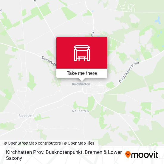 Kirchhatten Prov. Busknotenpunkt map