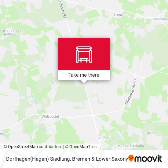 Dorfhagen(Hagen) Siedlung map