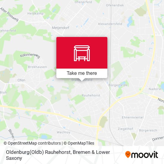 Oldenburg(Oldb) Rauhehorst map