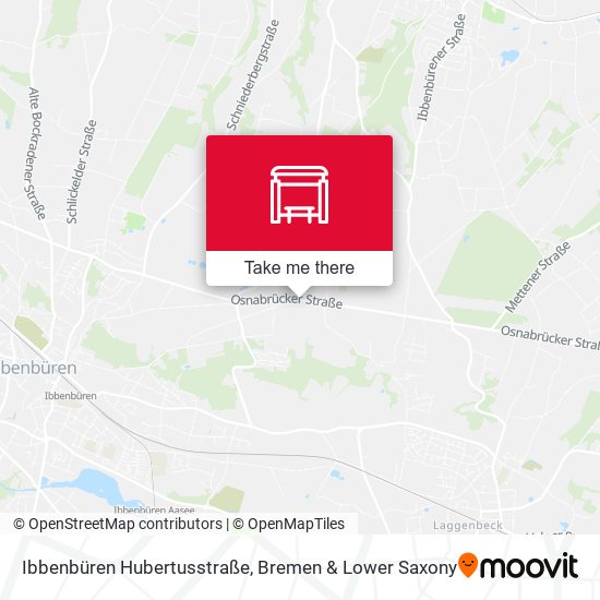 Ibbenbüren Hubertusstraße map