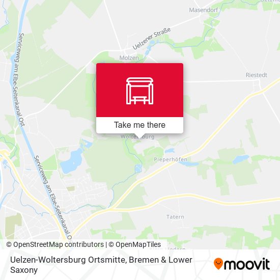 Uelzen-Woltersburg Ortsmitte map