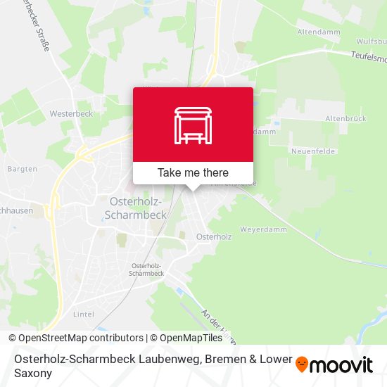 Osterholz-Scharmbeck Laubenweg map