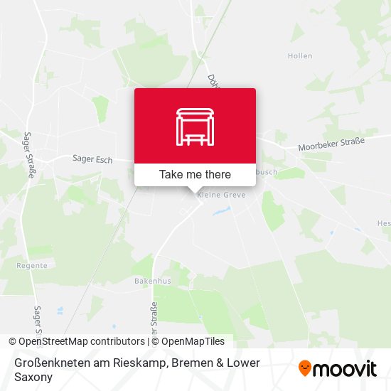 Großenkneten am Rieskamp map