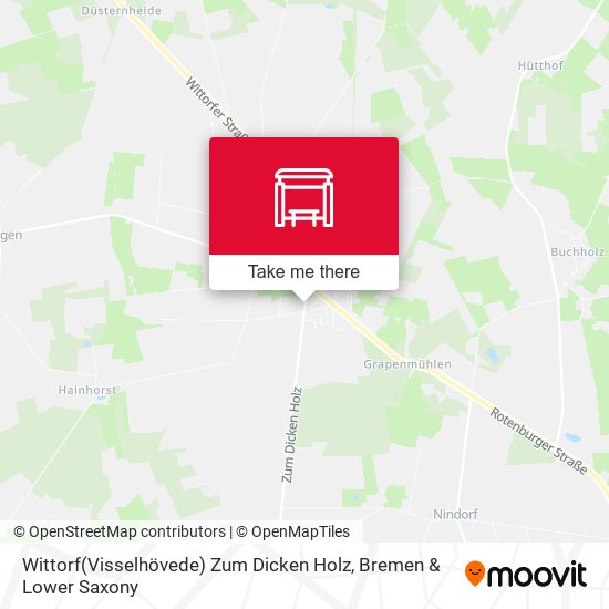 Wittorf(Visselhövede) Zum Dicken Holz map