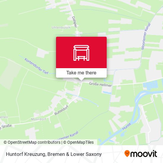 Huntorf Kreuzung map
