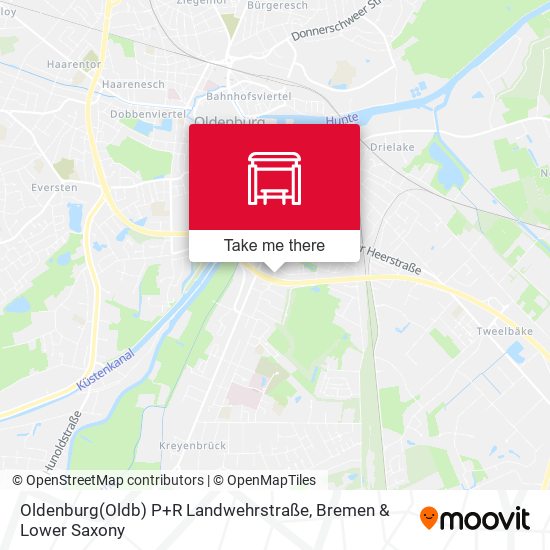 Oldenburg(Oldb) P+R Landwehrstraße map