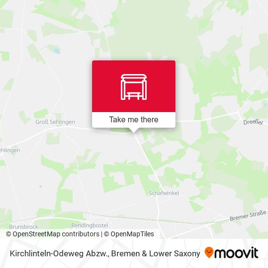 Kirchlinteln-Odeweg Abzw. map