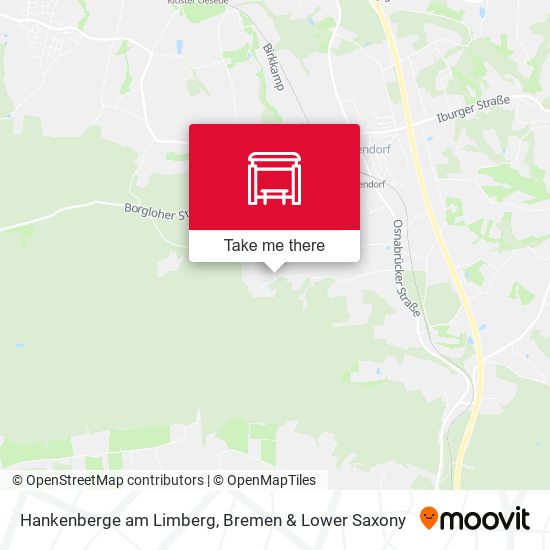 Hankenberge am Limberg map