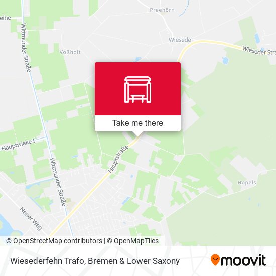 Wiesederfehn Trafo map