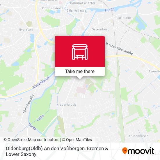 Oldenburg(Oldb) An den Voßbergen map