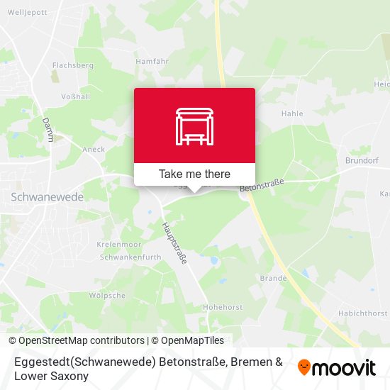 Eggestedt(Schwanewede) Betonstraße map