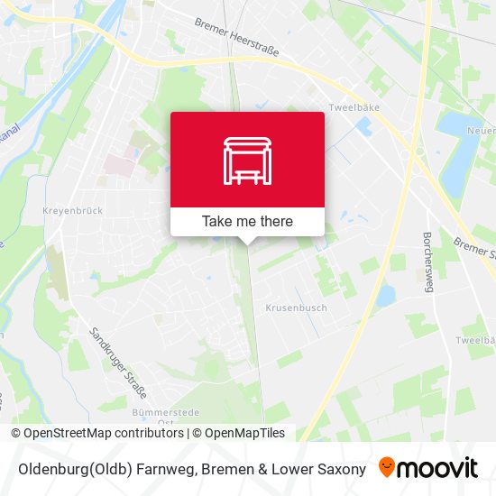 Oldenburg(Oldb) Farnweg map