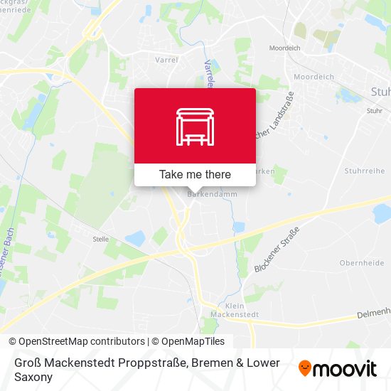 Groß Mackenstedt Proppstraße map