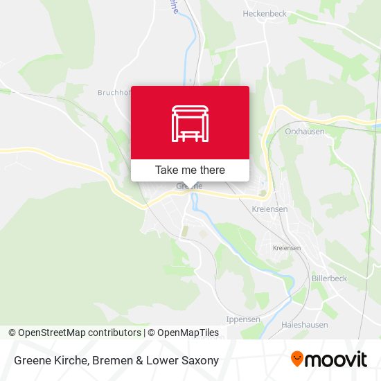 Greene Kirche map