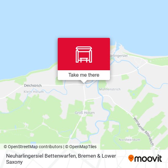 Neuharlingersiel Bettenwarfen map