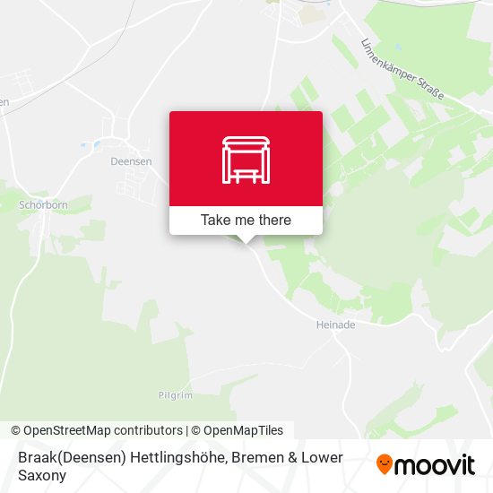 Braak(Deensen) Hettlingshöhe map