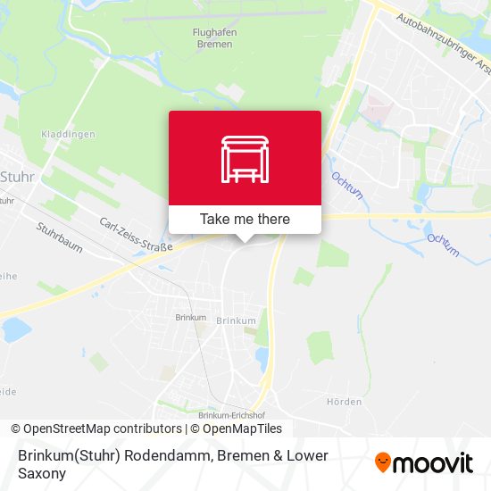 Brinkum(Stuhr) Rodendamm map