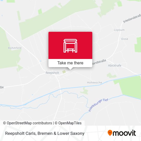 Reepsholt Carls map