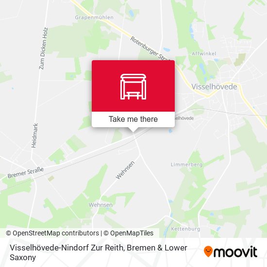 Visselhövede-Nindorf Zur Reith map