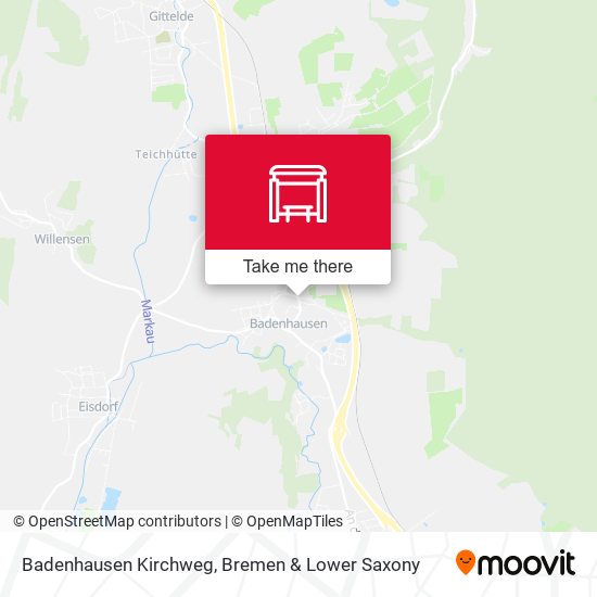 Badenhausen Kirchweg map