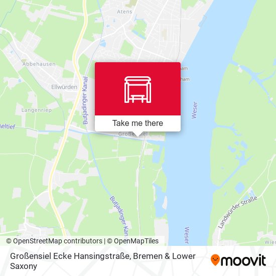 Großensiel Ecke Hansingstraße map