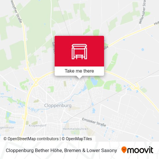Cloppenburg Bether Höhe map