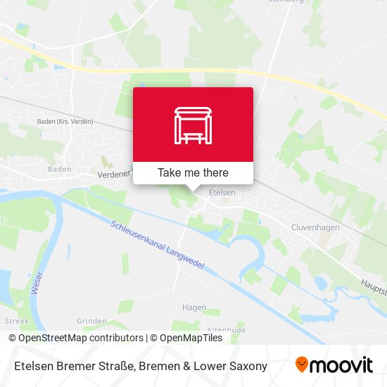 Etelsen Bremer Straße map