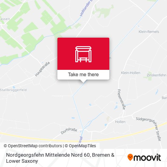 Nordgeorgsfehn Mittelende Nord 60 map