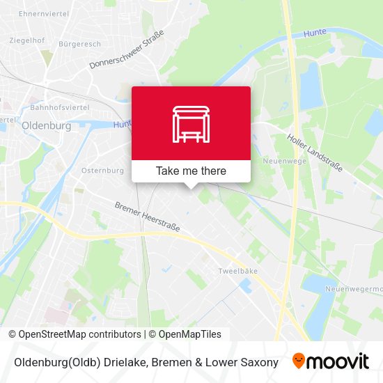 Oldenburg(Oldb) Drielake map