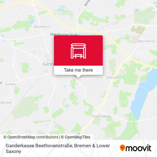 Ganderkesee Beethovenstraße map