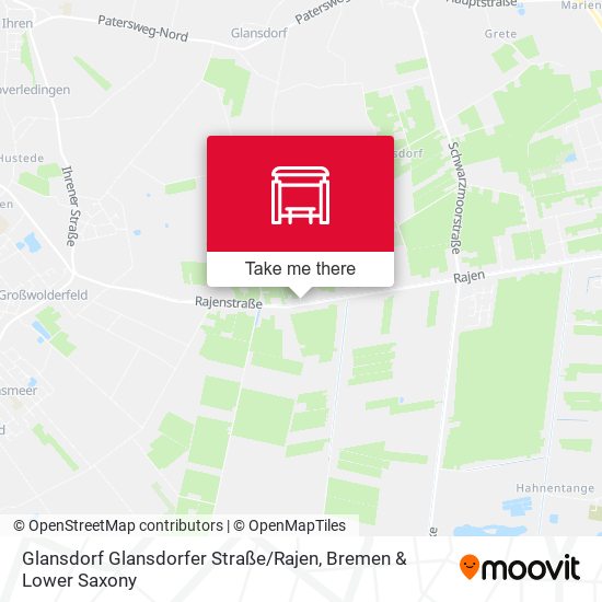 Glansdorf Glansdorfer Straße / Rajen map