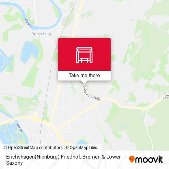 Erichshagen(Nienburg) Friedhof map