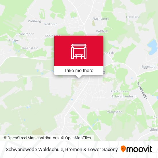 Schwanewede Waldschule map