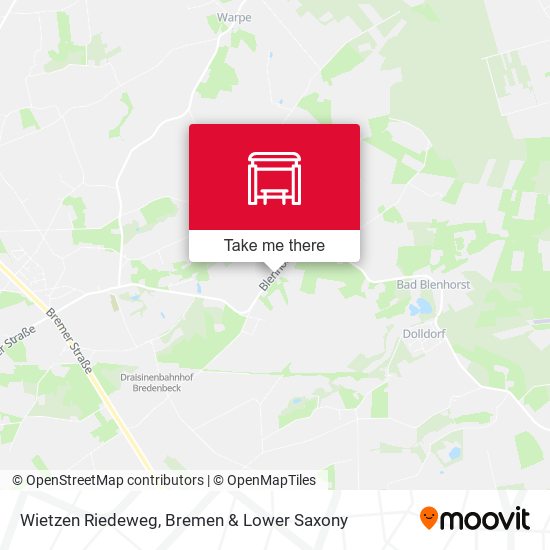 Wietzen Riedeweg map