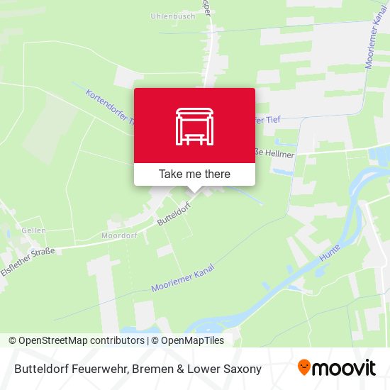 Butteldorf Feuerwehr map