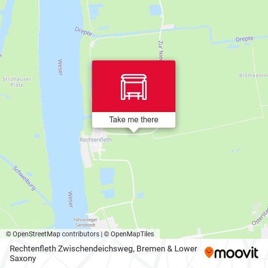 Rechtenfleth Zwischendeichsweg map