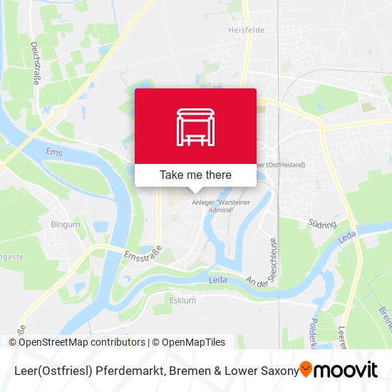 Leer(Ostfriesl) Pferdemarkt map