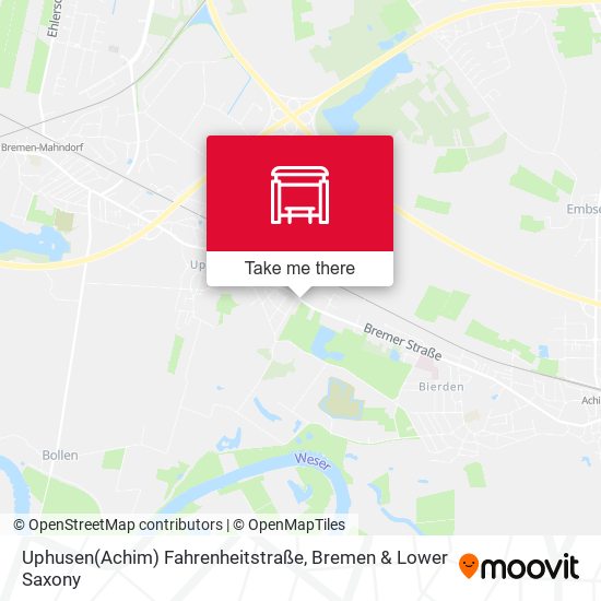 Uphusen(Achim) Fahrenheitstraße map